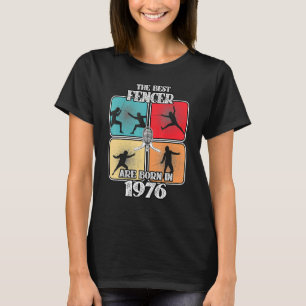 Camiseta Esquadra de Fencer de 46 anos Esporte 1976 46º Ani