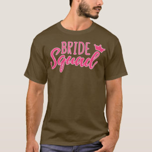 Camiseta Esquadra de Noiva Feminina Combinando Fofo Para De