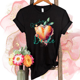 Camiseta Esquadra de Peachy Bride-Bachelorette chá de panel