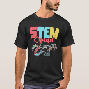 Camiseta Esquadra de STEM Fofo Fio Matemático Ciência Matem