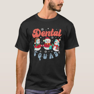 Camiseta Esquadra dentária Retroativa Dentes engraçados Pap