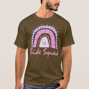 Camiseta Esquadra Divertida da Noiva Equipe de Despedida de
