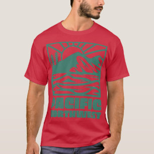 Camiseta Esquadra Noroeste do Pacífico Montanha Sunrise Ver