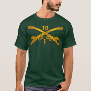 Camiseta Esquadrão 10ª rua de Cavalaria Ramificação com Txt