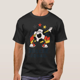 Camiseta Esquadrão 1 Soccer Bandeira Alemã de Bola de Futeb