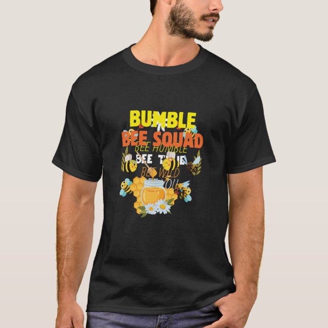 Camiseta Esquadrão 2 da Beekeeper Art Bumble (Frente)