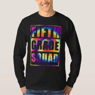 Camiseta Esquadrão 5 De Volta Para Estudante De Professores