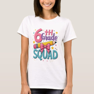 Camiseta Esquadrão 6 de volta à escola