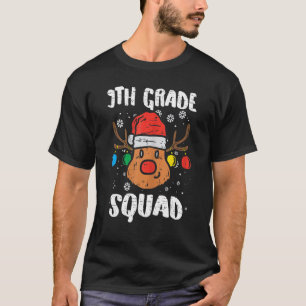 Camiseta Esquadrão 9 Grau Reindeer Professora Natal 1