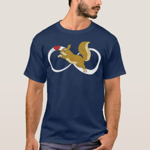 Camiseta Esquadrão Animal da Floresta do Lover do Esquilo d