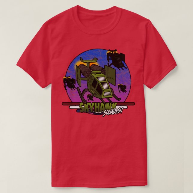 Camiseta Esquadrão ARAH Skyhawk (Frente do Design)