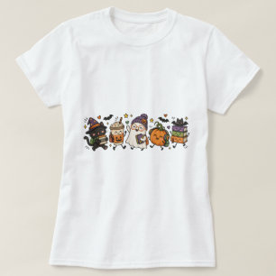 Camiseta Esquadrão Assustador Fofo Roupa de Halloween Fanta