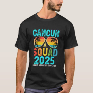 Camiseta Esquadrão Cancun 2025 Férias Amigos Família Combin