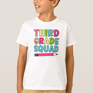 Camiseta Esquadrão Colorido Do Terceiro Grau - De Volta À E