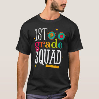 Camiseta Esquadrão da 1ª Série Volta às Aulas Aluno Profess
