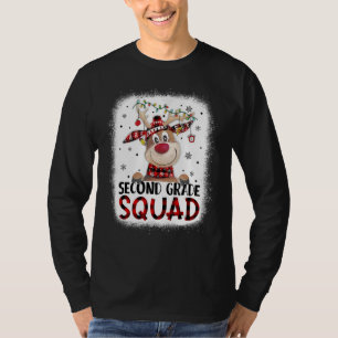 Camiseta Esquadrão da 2ª Série Chapéu de Papai Noel com Ren