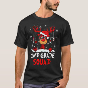 Camiseta Esquadrão da 2ª Série Xadrez Rena Chapéu de Papai 