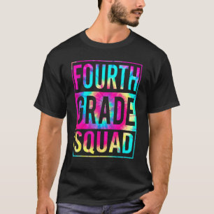 Camiseta Esquadrão da 4ª Série Tie Dye 4º Esquadrão Alunos