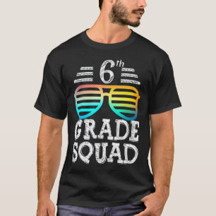 Camiseta Esquadrão da 6ª Série Equipe Turma De Volta à Esco