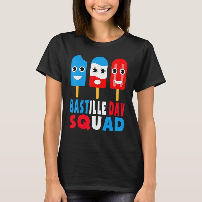 Camiseta Esquadrão da Bastilha Dia Bonne Fte Nationale Fran (Frente)