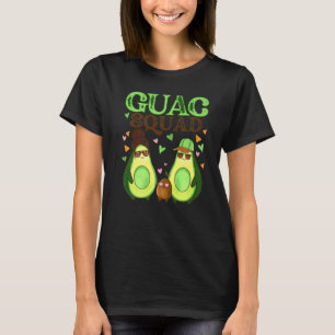Camiseta Esquadrão Da Família Guac Avocado Pun Pajamas Para