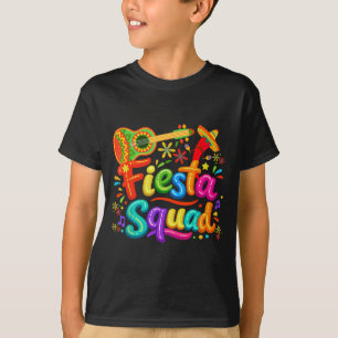 Camiseta Esquadrão da Festa - Família Mexicana Cinco De May