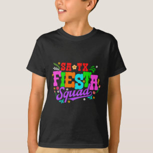 Camiseta Esquadrão da Festa San Antonio Texas Cinco De Maio