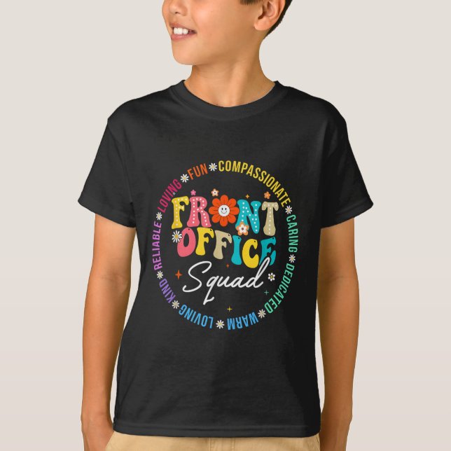 Camiseta Esquadrão Da Frente De Volta À Escola Feliz Primei (Frente)