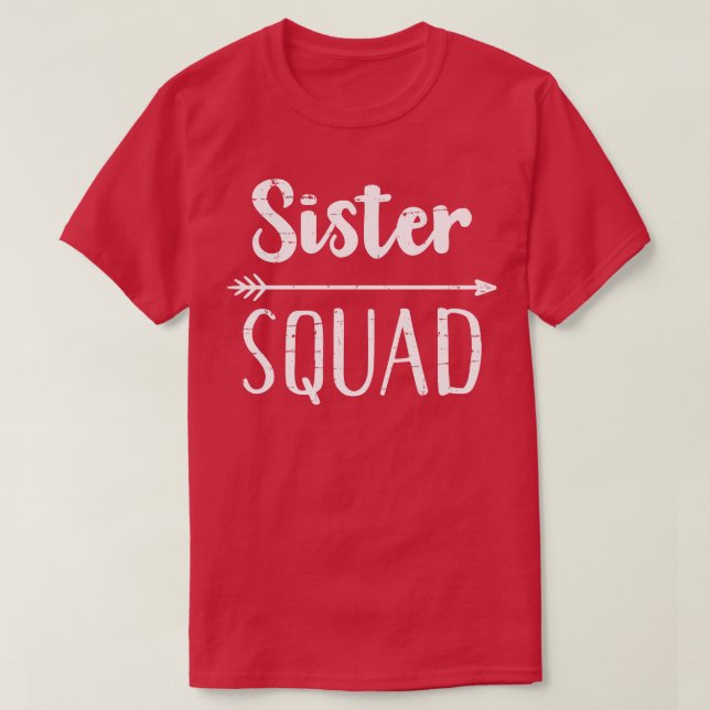Camiseta Esquadrão da irmã (Frente do Design)