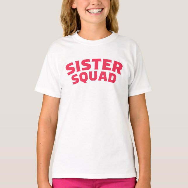 Camiseta esquadrão da irmã (Frente)