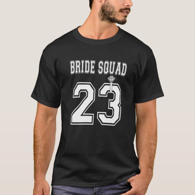 Camiseta Esquadrão da Noiva 2023 Equipe de Despedida de Sol (Frente)