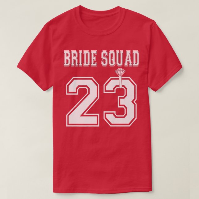 Camiseta Esquadrão da Noiva 2023 Grupo de Despedida de Solt (Frente do Design)