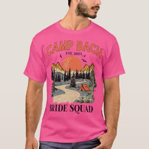 Camiseta Esquadrão da Noiva Acampamento Bach Hiking Camping