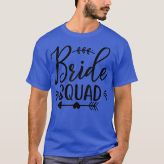 Camiseta Esquadrão da Noiva Coração de Flecha Festa de Casa