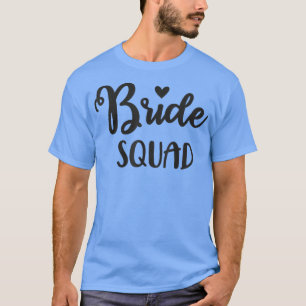 Camiseta Esquadrão da Noiva Cute Combinando Para T de Despe