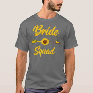 Camiseta Esquadrão da Noiva Despedida do Partido Bridal Sun