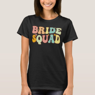 Camiseta Esquadrão da Noiva Proposta de Dama de Honra Chuve