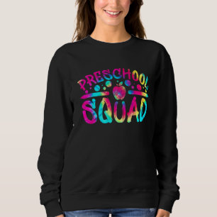 Camiseta Esquadrão Da Pré-Escola Tie Dye No Último Dia Da E