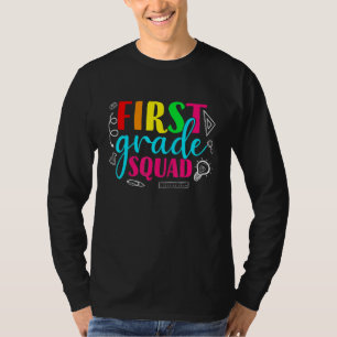 Camiseta Esquadrão da Primeira Série Primeiro Dia de Aula V