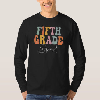 Camiseta Esquadrão da Quinta Série Retro Groovy Vintage Pri