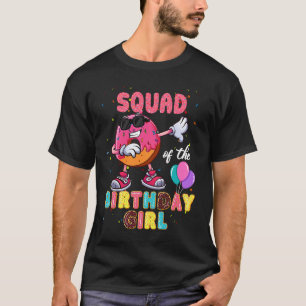 Camiseta Esquadrão da Rosquinha de aniversário Dab Birthday