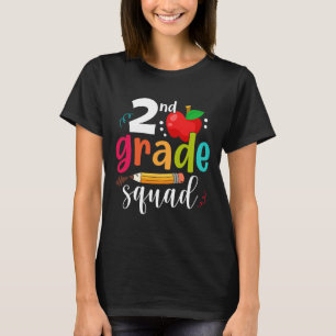 Camiseta Esquadrão da Segunda Série Diversão Ck Para a Esco