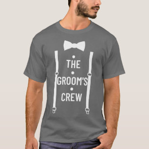 Camiseta Esquadrão da Tripulação do Noivo Casamento Melhor 