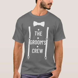 Camiseta Esquadrão da Tripulação do Noivo Casamento Melhor 