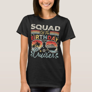 Camiseta Esquadrão das Mulheres de Cruzeiro de Aniversário