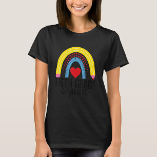 Camiseta Esquadrão De 5 Grau De Volta À Escola Teache Arco-
