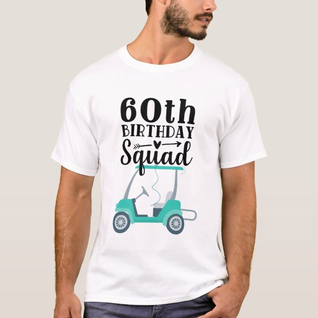 Camiseta Esquadrão de 60 anos de Golf (Frente)