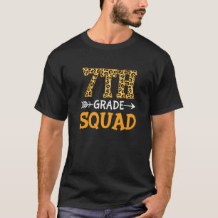 Camiseta Esquadrão De 7 Grau Primeiro Dia Da Escola De Volt