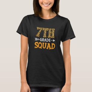 Camiseta Esquadrão De 7 Grau Primeiro Dia Da Escola De Volt