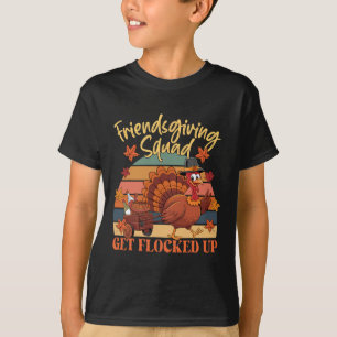Camiseta Esquadrão De Ação De Graças De Ação De Amizade, Tr